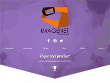 Tablet Screenshot of imagenet.com.br